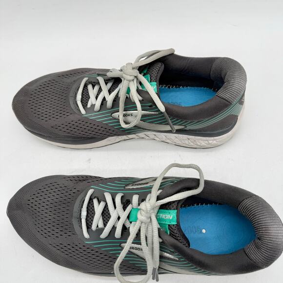 Brooks Women's Addiction 14 Grey Teal Running Shoes Size 11 - Picture 5 of 9